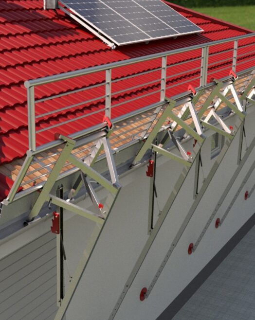 Safe Roof Edge – 3 m Dachabsturzsicherung-Set